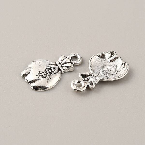 Money Theme Tibetan Style Alloy Pendants