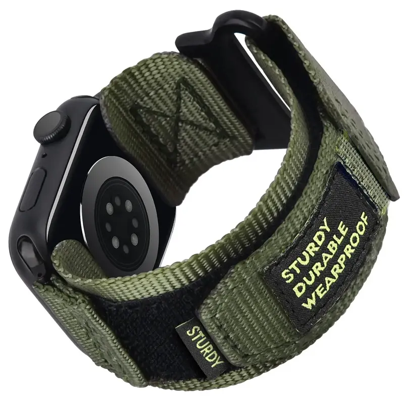 Fashion Nylon Woven Smartwatch Band (Band Only), 1 Count Sport Smartwatch Band, Wearable Accessories, Durability Repla...