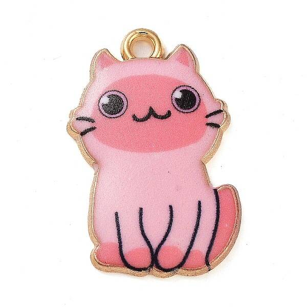 Rack Plating Alloy Enamel Pendants