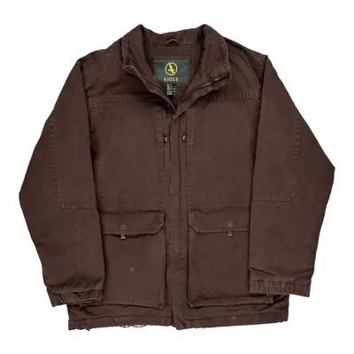 Aigle Jacket - 2XL Brown Cotton | Size: xx-large