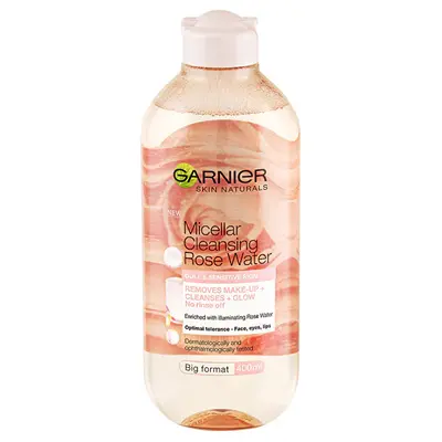 Garnier Micellar Water With Rose Water Skin Naturals (Rose Cleansing Micellar Water) - Volume: 700 ml