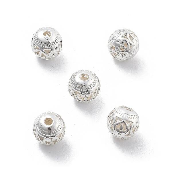 Alloy Hollow Beads