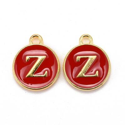 Golden Plated Alloy Enamel Charms