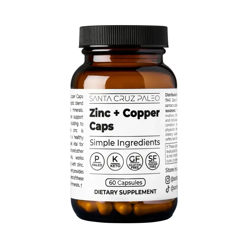 Zinc + Copper Caps