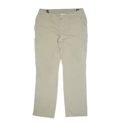 COLUMBIA Omni Shade Cargo Trousers Beige Regular Straight Nylon Womens W34 L33