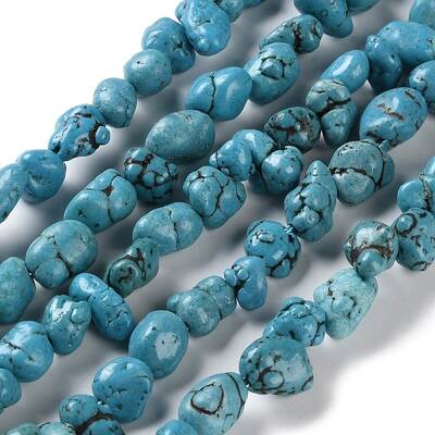 Synthetic Turquoise Beads Strands