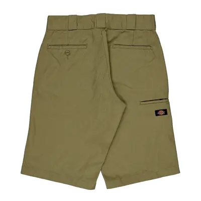 Relaxed Fit Dickies Shorts - 28W 13L Beige Polyester Blend | Size: 28″ waist