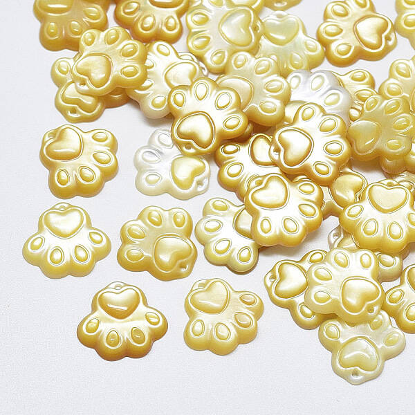 Yellow Shell Charms