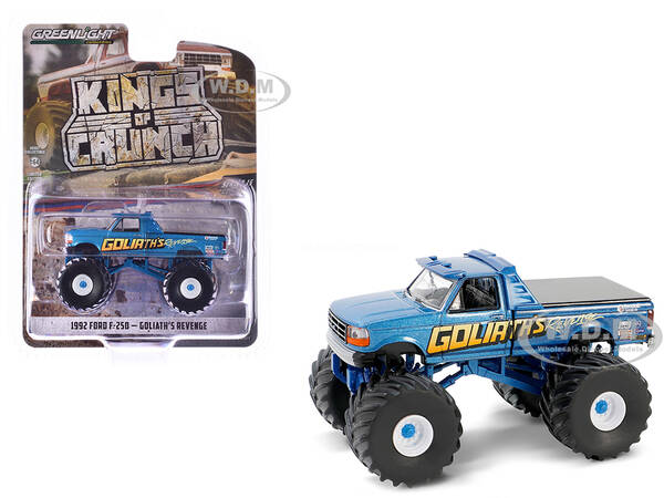 1992 Ford F-250 Monster Truck Blue Metallic \