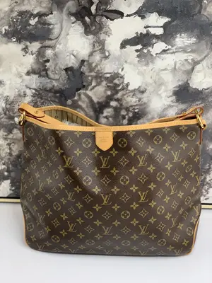 Pre-owned Louis Vuitton canvas tote bags Delightful MM