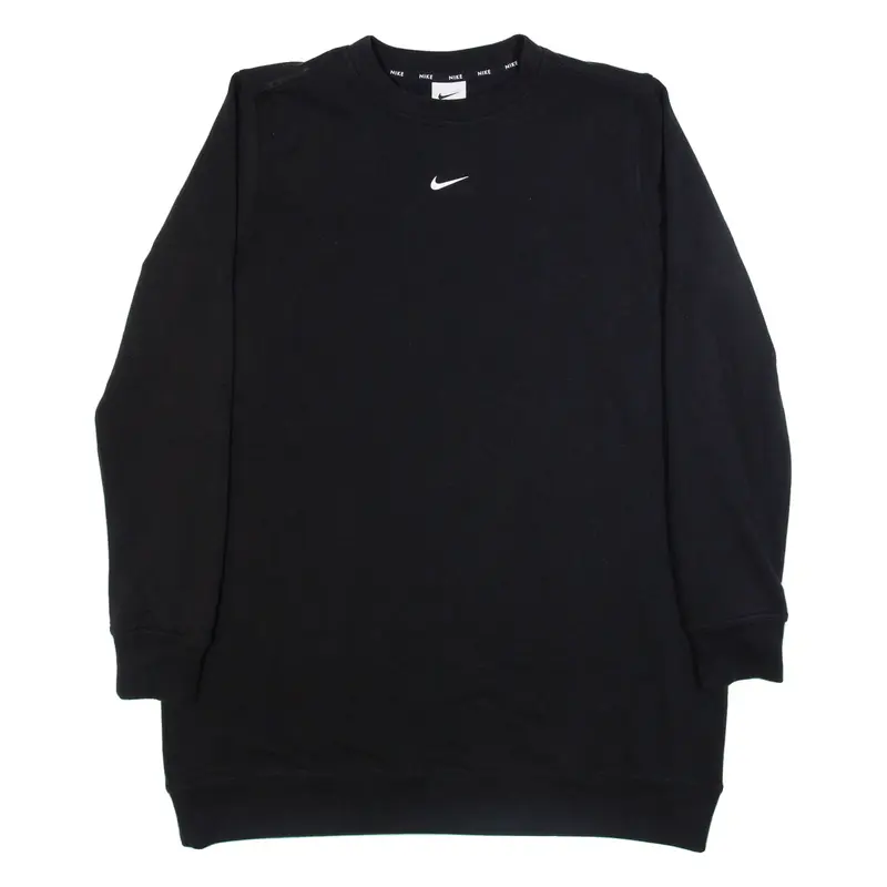 NIKE Womens Sweatshirt Black S