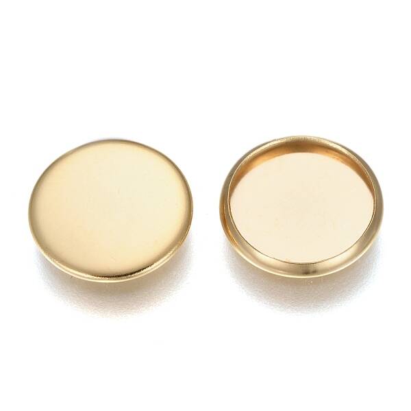 304 Stainless Steel Plain Edge Bezel Cups
