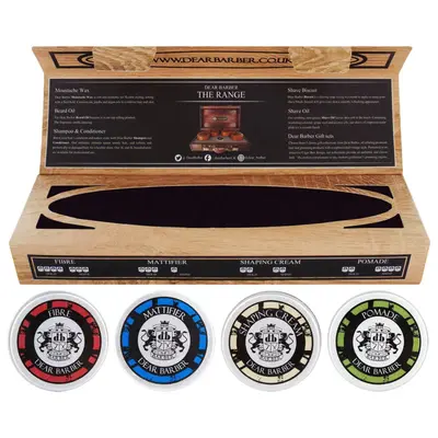 Dear Barber Mini Styling Collection - kit for hair and beard styling 4x20ml