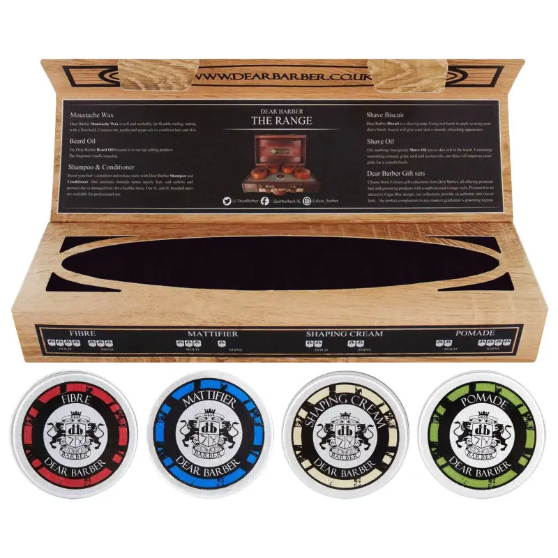 Dear Barber Mini Styling Collection - kit for hair and beard styling 4x20ml