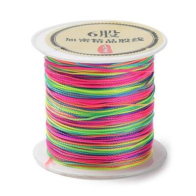 6-Ply Segment Dyed Round Nylon Thread