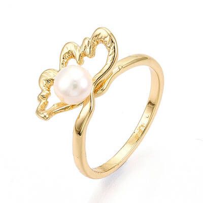 Flower Brass Finger Rings
