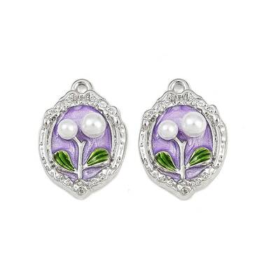 Alloy Enamel Pendants