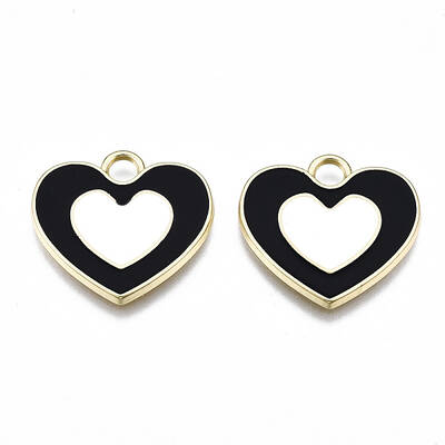 Rack Plating Alloy Enamel Pendants