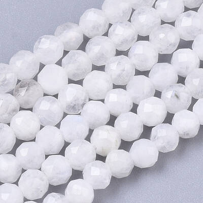 Natural Rainbow Moonstone Beads Strands