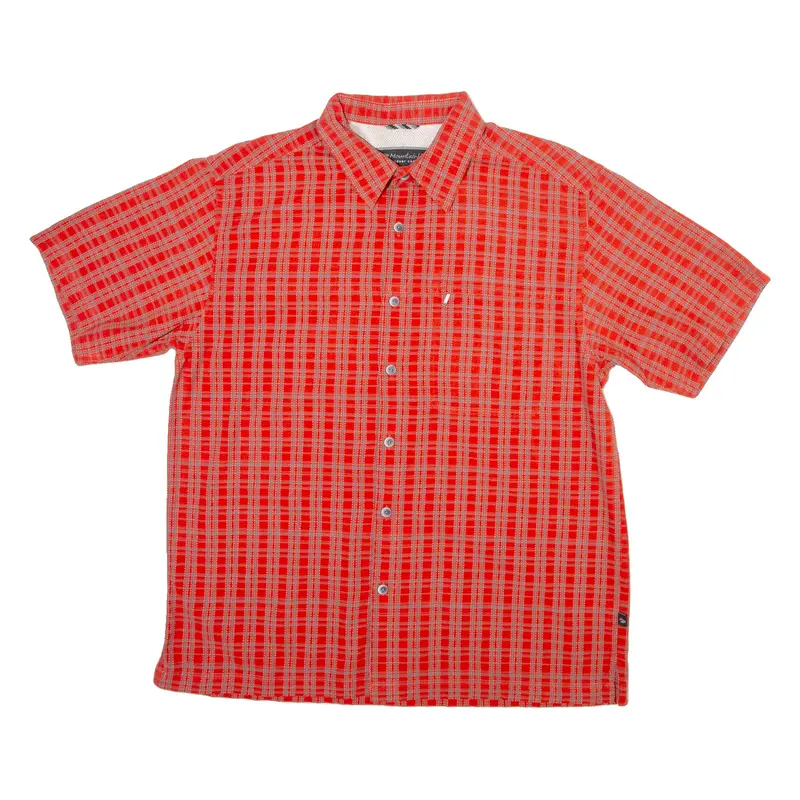 MOUNTAIN LIFE Mens Shirt Red Check M