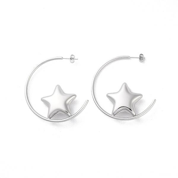 Non-Tarnish 304 Stainless Steel Stud Earrings