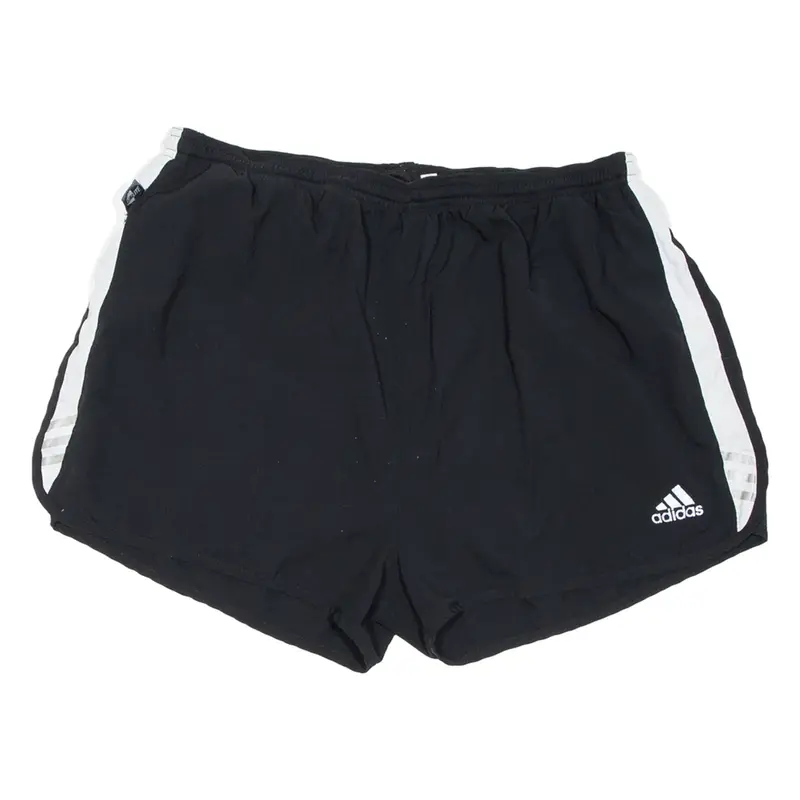 ADIDAS Womens Sports Shorts Black Relaxed L W30