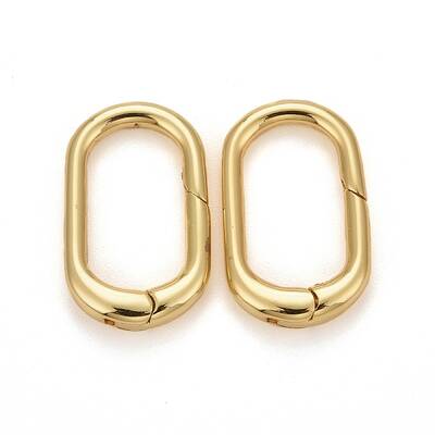 Brass Spring Gate Rings