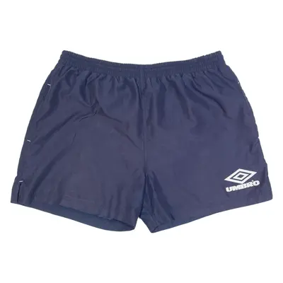 UMBRO Mens Sports Shorts Blue Relaxed L W34