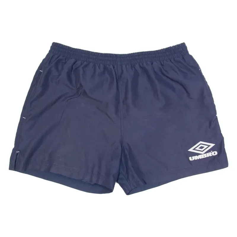 UMBRO Mens Sports Shorts Blue Relaxed L W34