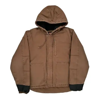 Dickies Jacket - XL Brown Cotton Blend
