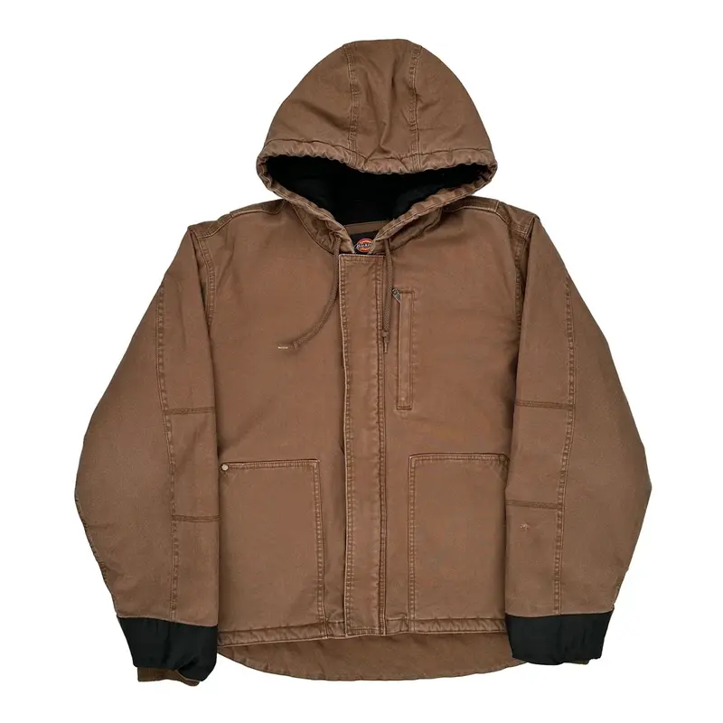 Dickies Jacket - XL Brown Cotton Blend