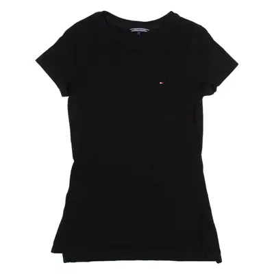 TOMMY HILFIGER Womens T-Shirt Black S
