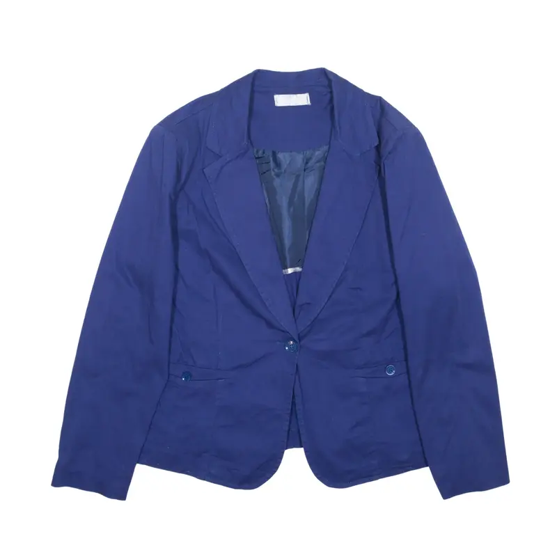 ENRICO COVERI Blazer Jacket Blue Womens M