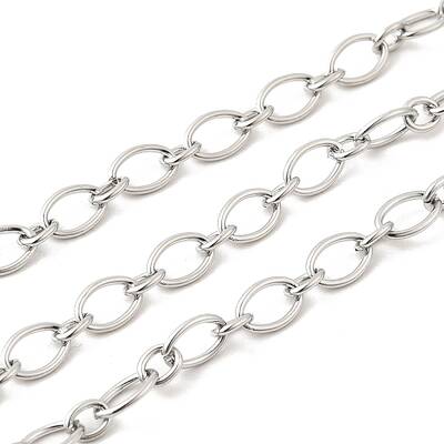 304 Stainless Steel Oval Link Chains