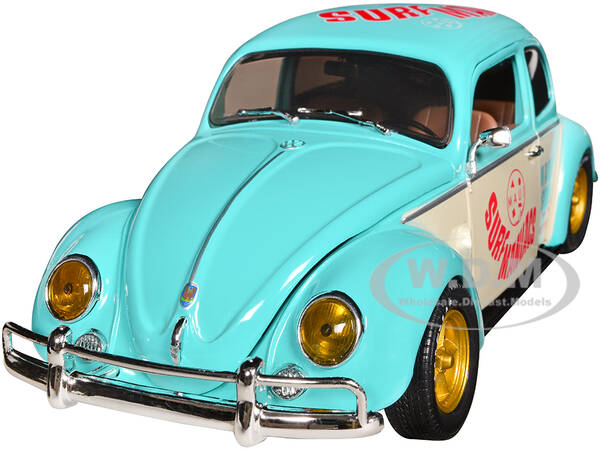 1952 Volkswagen Beetle Deluxe Model Light Blue and Wimbledon White Maui & Sons Limited Edition to 3850 pieces Worldwide 1...