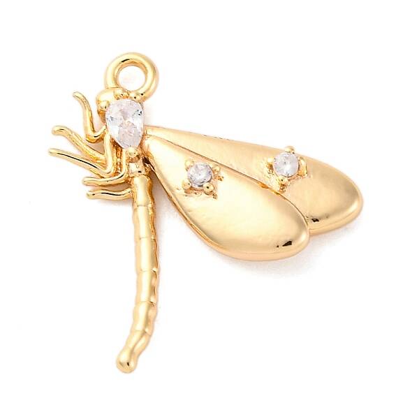 Brass Pave Cubic Zirconia Pendants