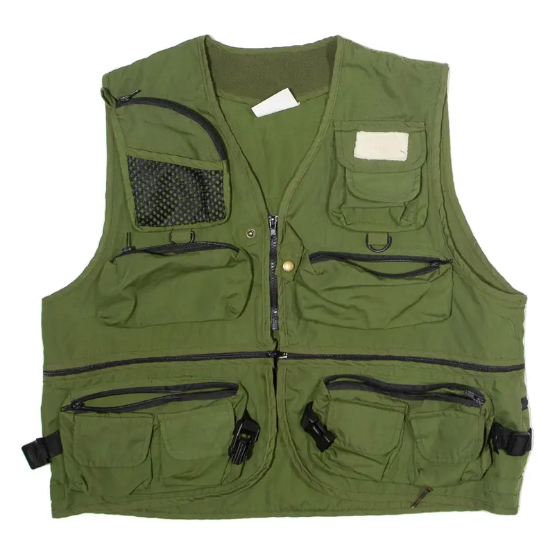 Utility Mens Gilet Green L