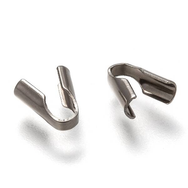 Tarnish Resistant 304 Stainless Steel Folding Crimp Ends