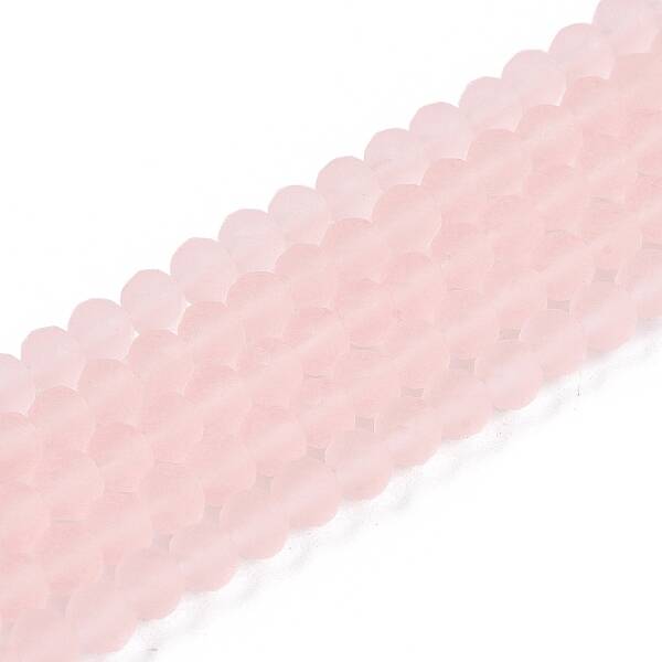 Transparent Glass Beads Strands