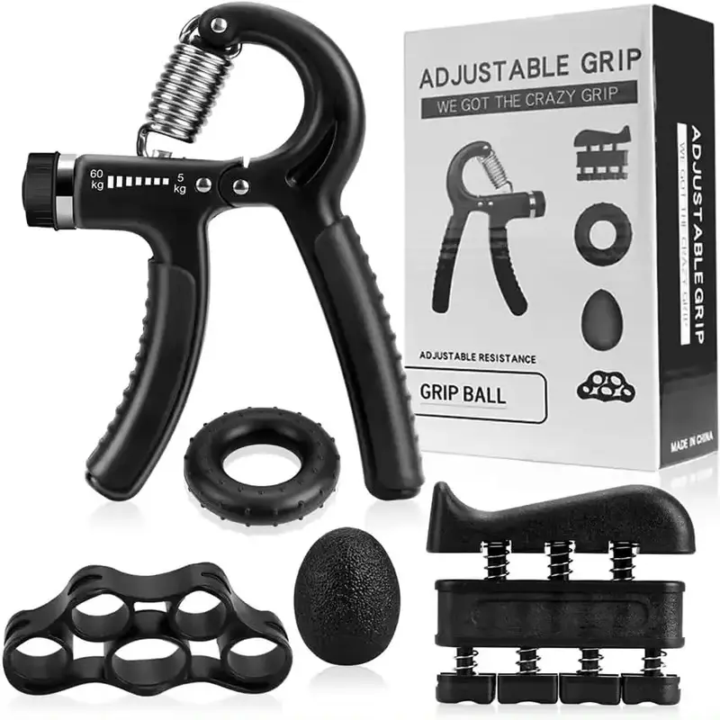 11-132lb（5 Pack),Summer Hand Grip Strengthener Kits, Hand Grip Exerciser Supplies, Hand Grip Strengthener for Hand Strength...