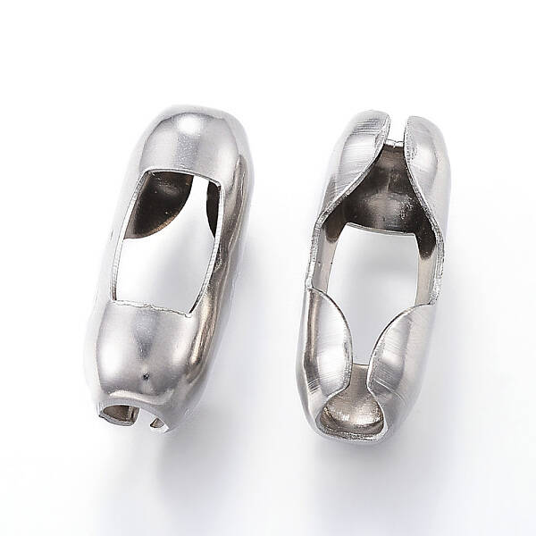 Non-Tarnish 304 Stainless Steel Ball Chain Connectors