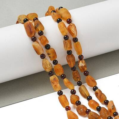 Raw Rough Natural Amber Beads Strands