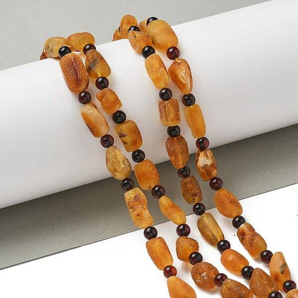 Raw Rough Natural Amber Beads Strands