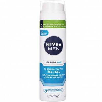 Nivea Men Sensitive Cool Gel - Refreshing shaving gel 200 ml