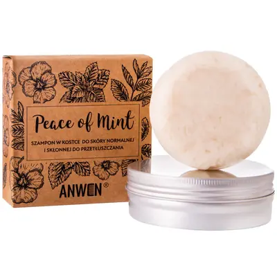 Solid Shampoo Anwen Peace Of Mint 75 G