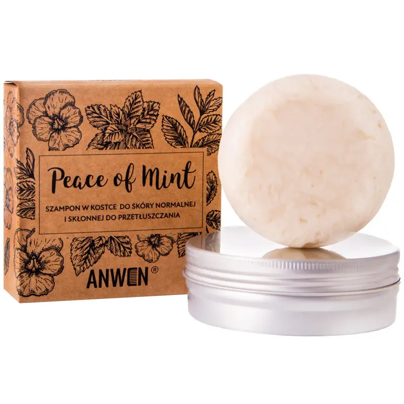 Solid Shampoo Anwen Peace Of Mint 75 G