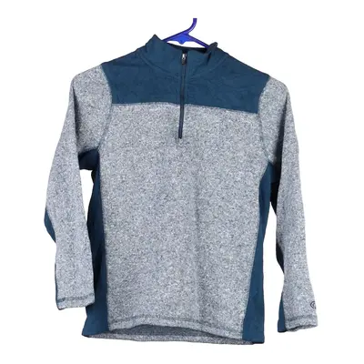 Age 8-10 Champion Fleece - Medium Blue Polyester