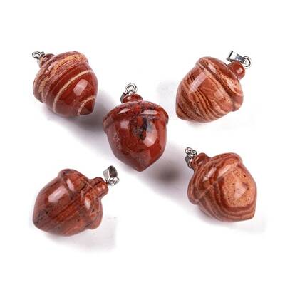 Natural Red Jasper Pendants