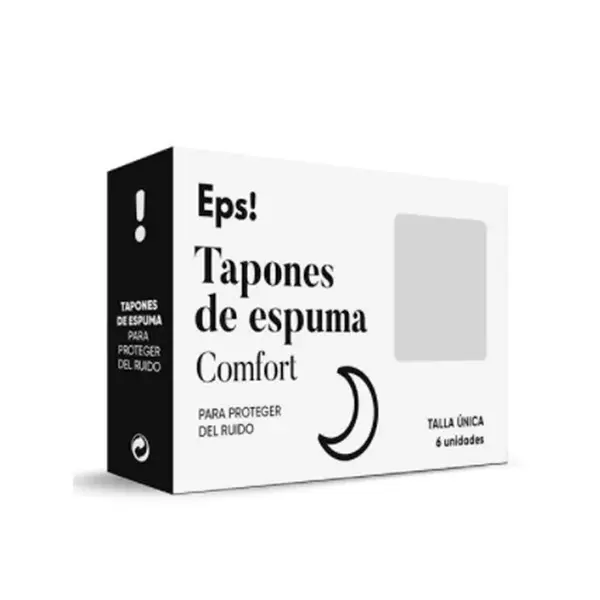 Foam earplugs EPS Comfort 6 pieces