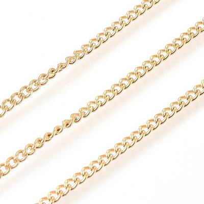 3.28 Feet 304 Stainless Steel Curb Chain